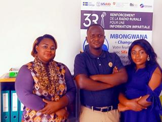 Journalistes du pool éditorial de Kandindi