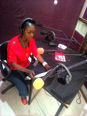 Rose Kapinga, Correspondante Radio Réveil FM (Kananga)